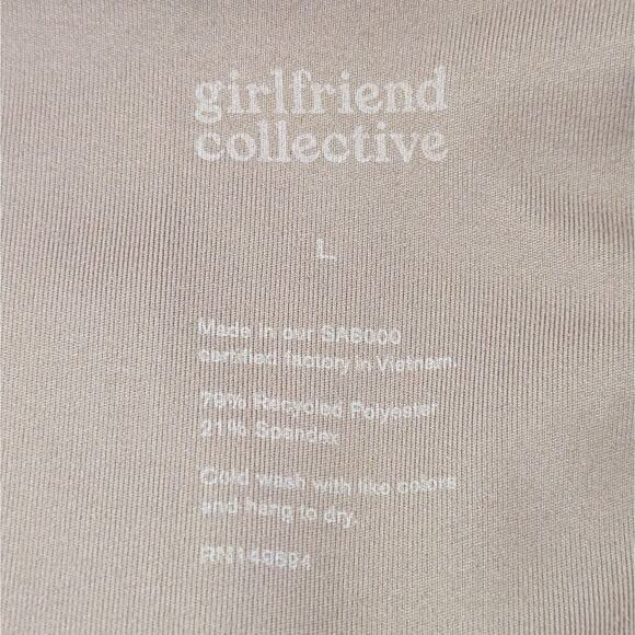 Girlfriend Collective Rosebud Pink Leggings Stretch High Rise Women's Size Large - Picture 5 of 6